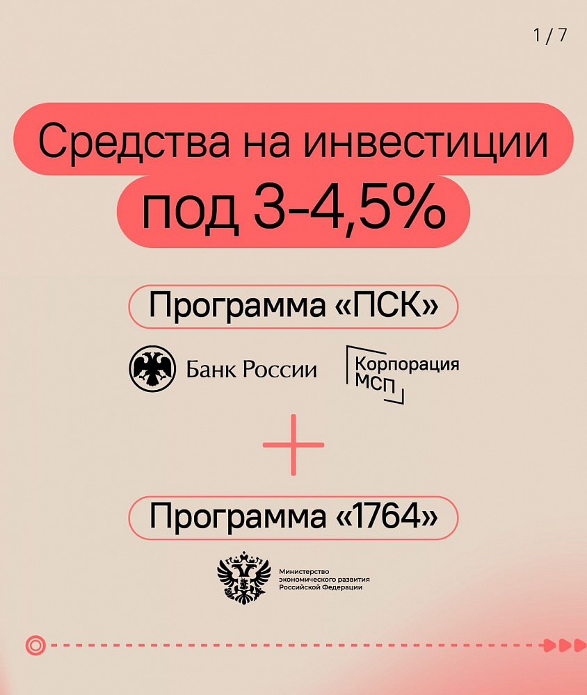 Предпринимателям Тверской области доступны льготные инвесткредиты для МСП под 3-4,5%